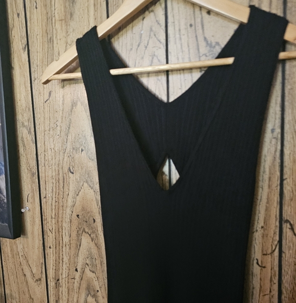 MICHAEL COSTELLO X REVOLVE Variegated Cut Out Ribbed Bodycon - Medium - Picture 3 of 5